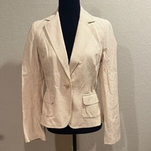 Banana Republic Beige Textured Blazer